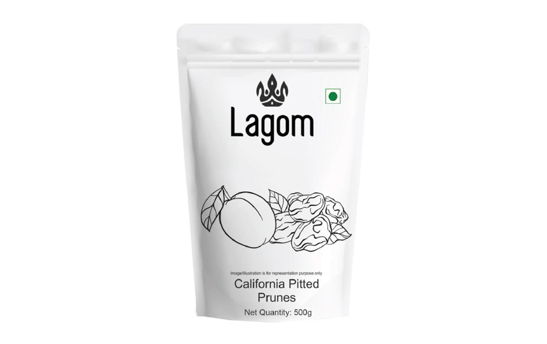 Lagom California Pitted Prunes    Pack  500 grams